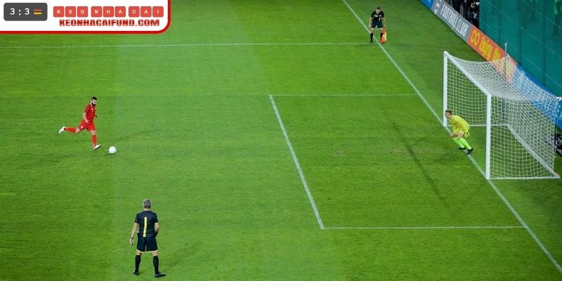 Luật Penalty trong bóng đá vị trí thực hiện cú sút