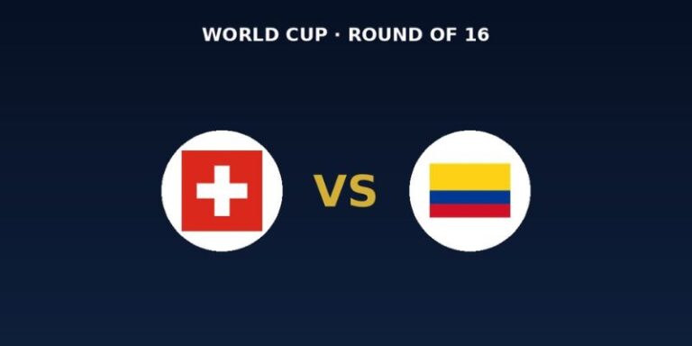 Nhận Định Switzerland Vs Colombia Lúc 3h00 Ngày 08/07 - World Cup 2026